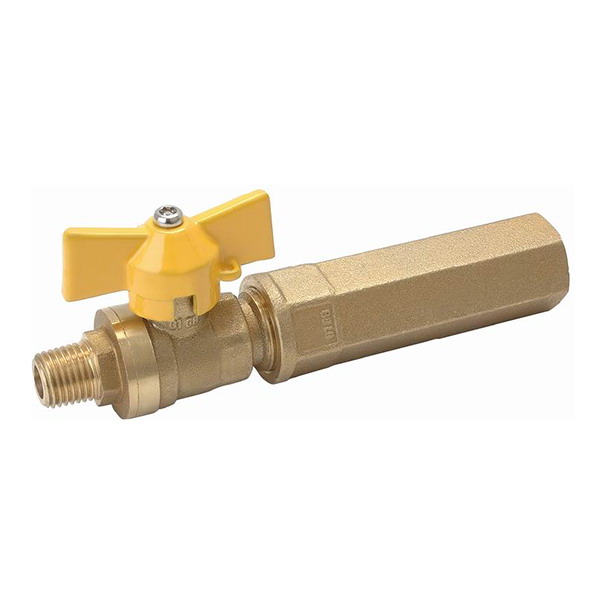 GAS VALVE_ Brass Gas Ball Valve With Full Bore_Art. TS 908