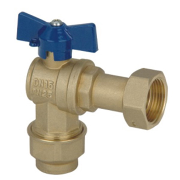 WATER METER VALVE_Ball Angle Water Meter Valve With Aluminium Handle_Art.TS 948