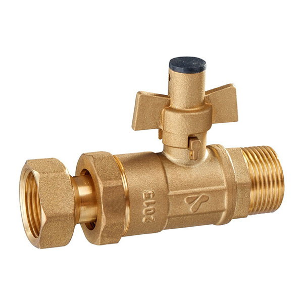 WATER METER VALVE_Lockable watermeter valve with telescopic formation_Art.TS 3012