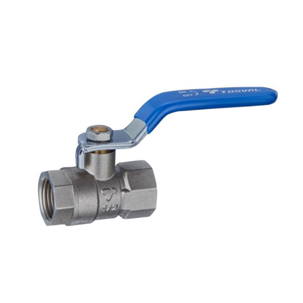  BRASS BALL VALVE _Ball valve with steel level handle_Art.TS 2701