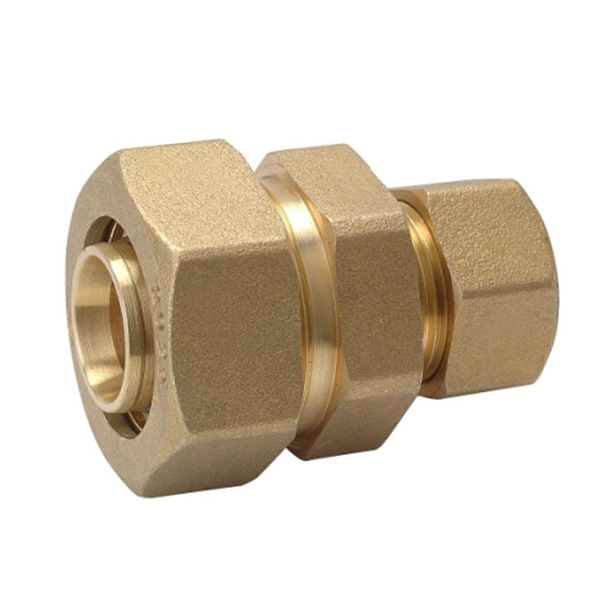 COMPRESSION FITTINGS_Brass Couplings Fittings For PEALPE Pipe_Art.TS 101PR