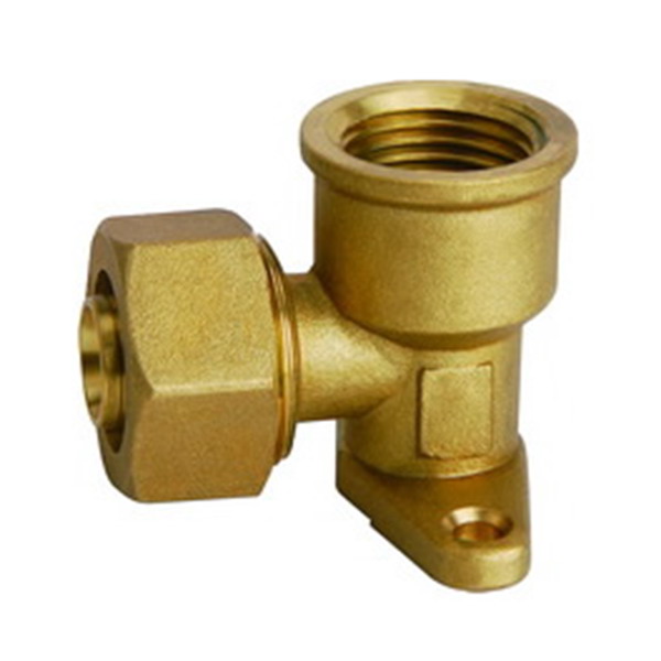 COMPRESSION FITTINGS_Female Elbow with Wall Flange_Ars.TS 105BM