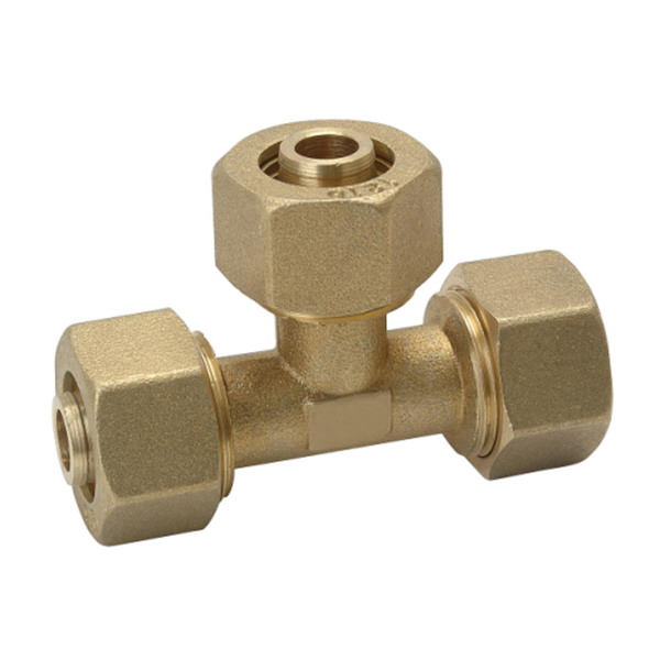 COMPRESSION FITTINGS_PE/AL/PE Equal Tee	_Art.TS 109PR