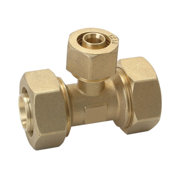 COMPRESSION FITTINGS_​ PE/AL/PE Equal Tee_Art.TS-109