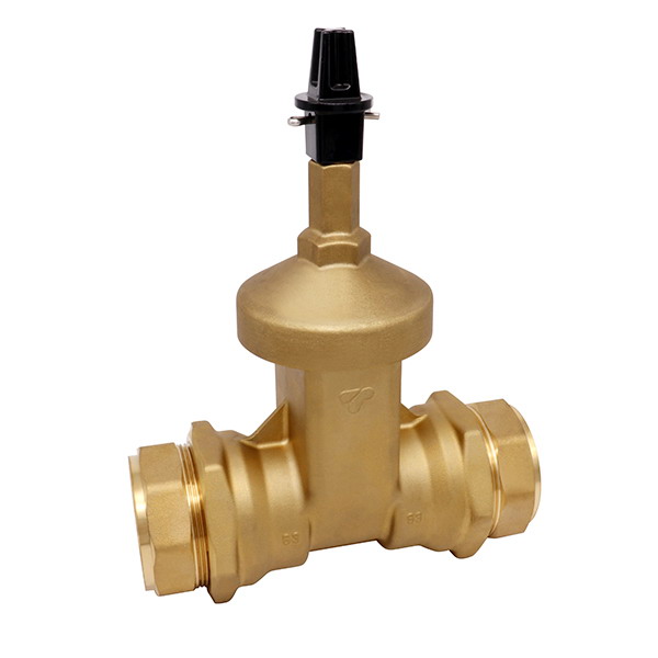 BRASS GATE VALVE_Gate Valve With Compression Fitting_Art.TS 5000