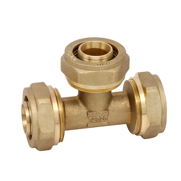 COMPRESSION FITTINGS_PE/AL/PE Equal Tee_Art.TS 109N