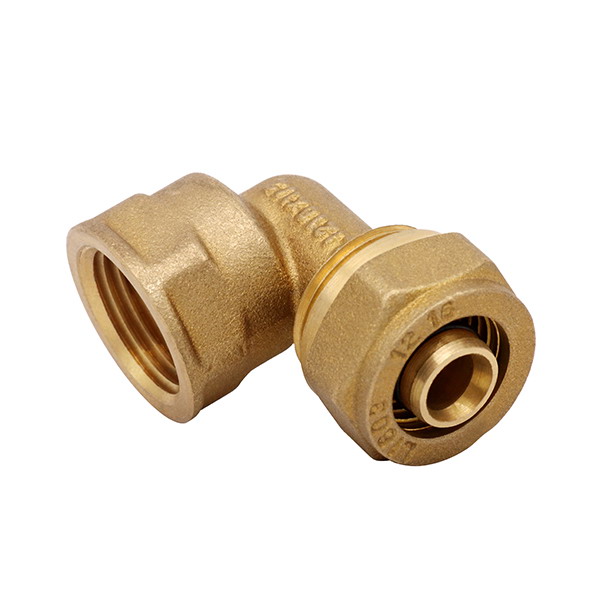 COMPRESSION FITTINGS_                 PE/AL/PE Female Elbow  _Art.TS 105N