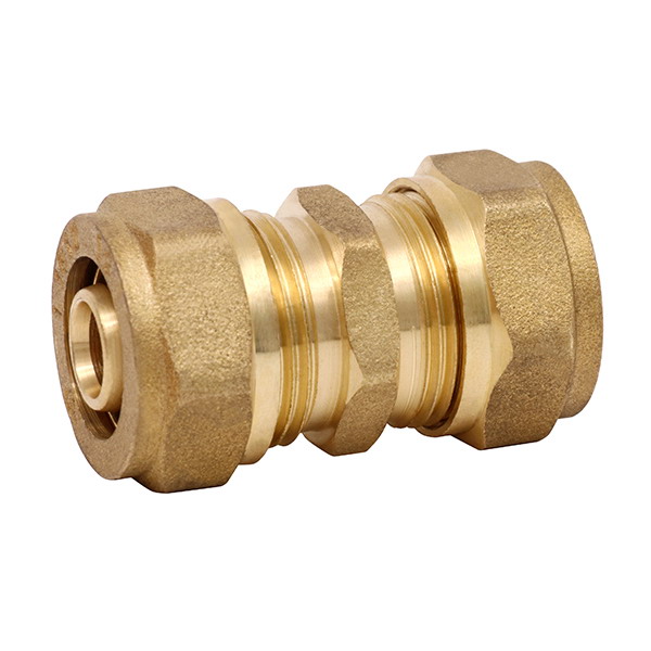 COMPRESSION FITTINGS_Brass Compression Fittings For PEALPE Pipe_Art.TS 101N