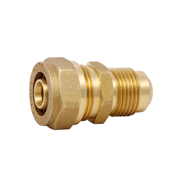 COMPRESSION FITTINGS_Brass Couplings Fittings For PEALPE Pipe_Art.TS 100N