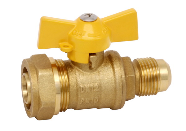 GAS VALVE_Brass Gas Valve With Full Bore_Art. TS 364N