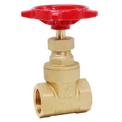 BRASS GATE VALVE_Brass Gate Valve With Aluminium Handle Wheel_Art.TS 2110