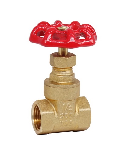 BRASS GATE VALVE_Brass Gate Valve With Aluminium Handle Wheel_Art. TS 2111